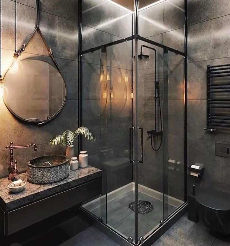 کابین دوش شیشه ای