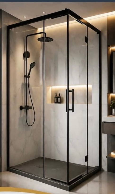 کابین دوش شیشه ای